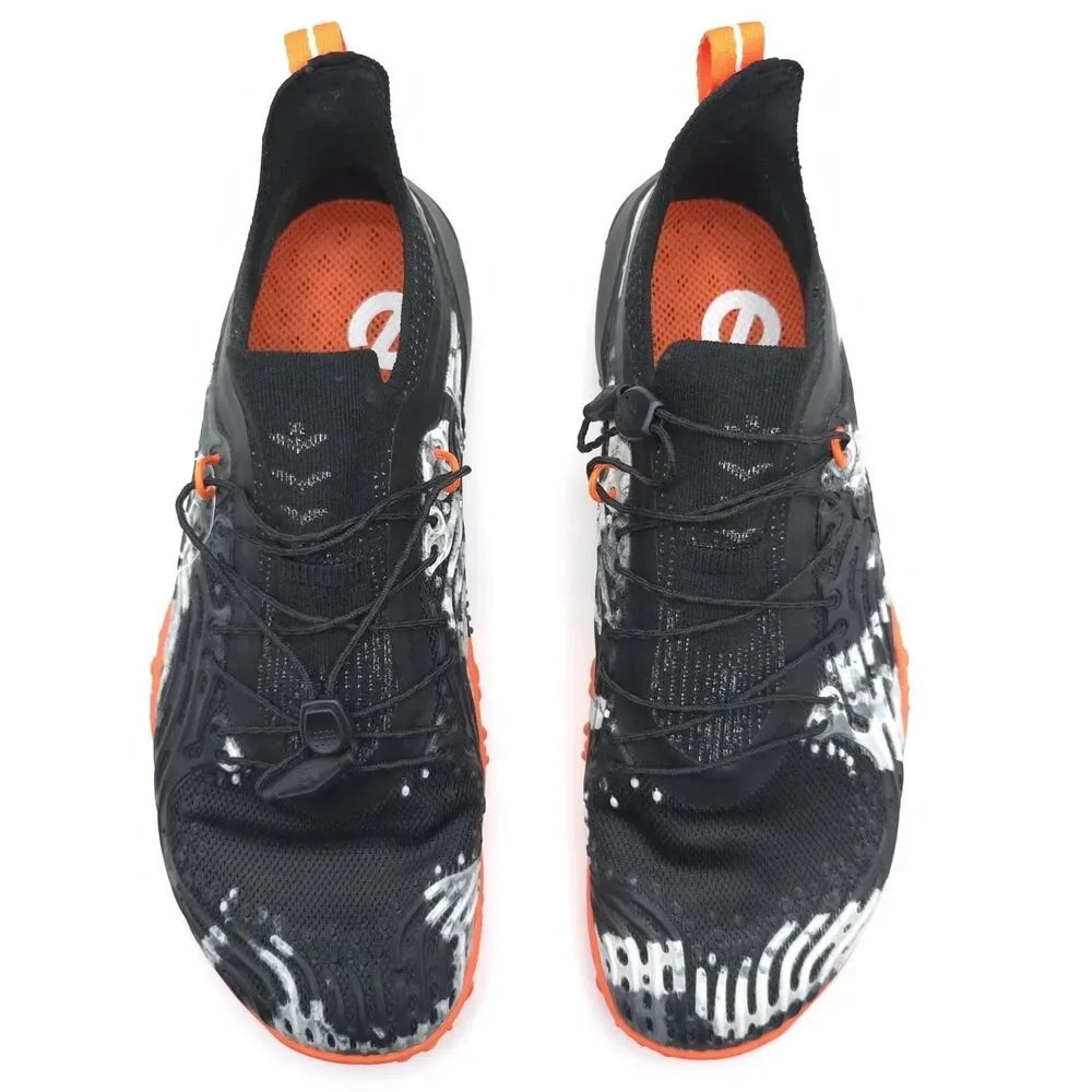 VIVOBAREFOOT Barefoot Trail Shoes Michelin Sole Black Orange Women EUR 40 209460